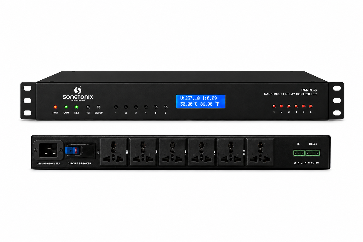 Rack Mount Relay 6-Channel, PDU 