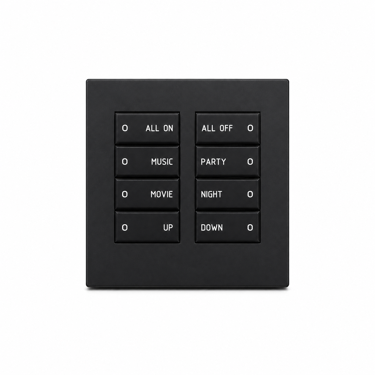 8-Button Keypad, Black Textured